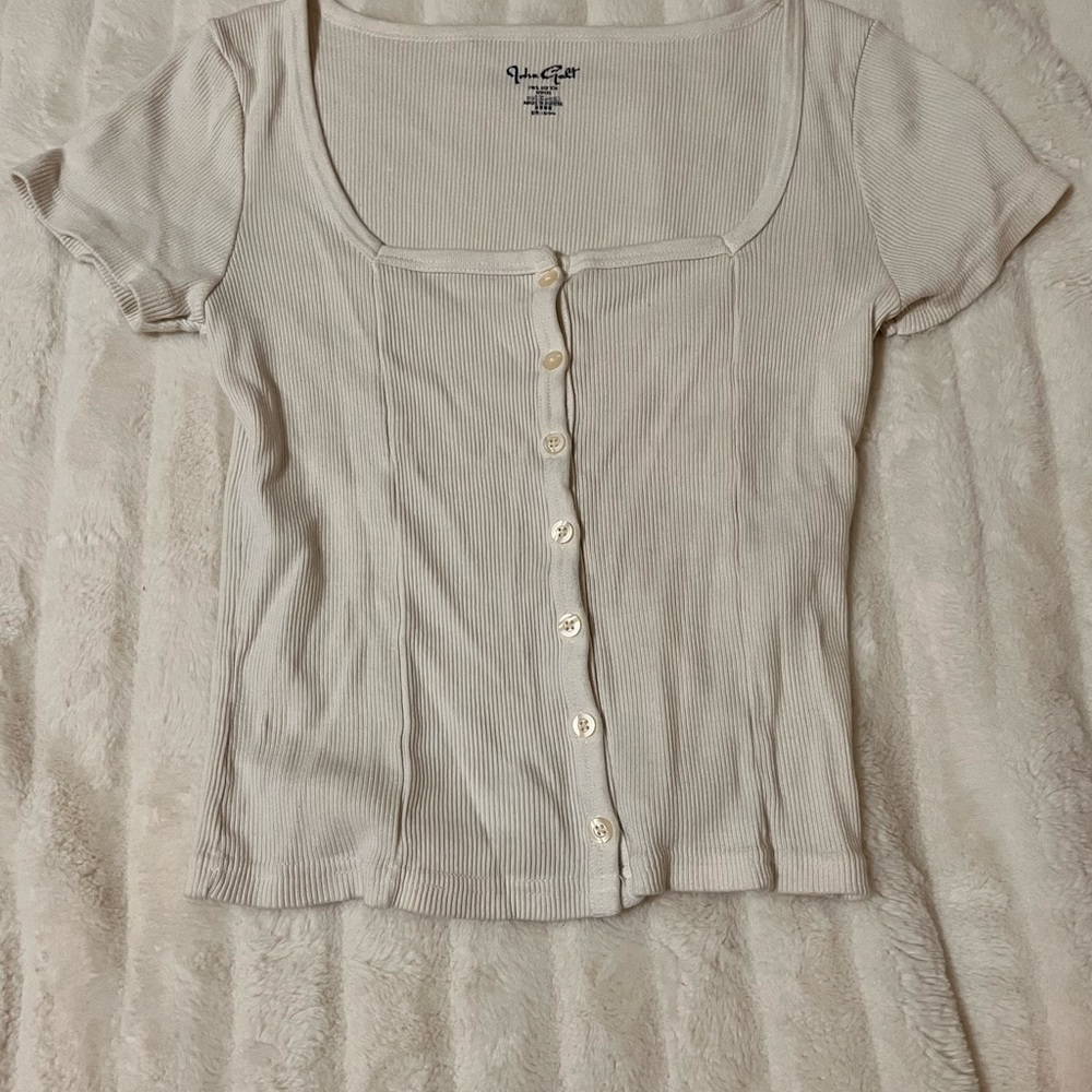 Brandy Melville white top xs